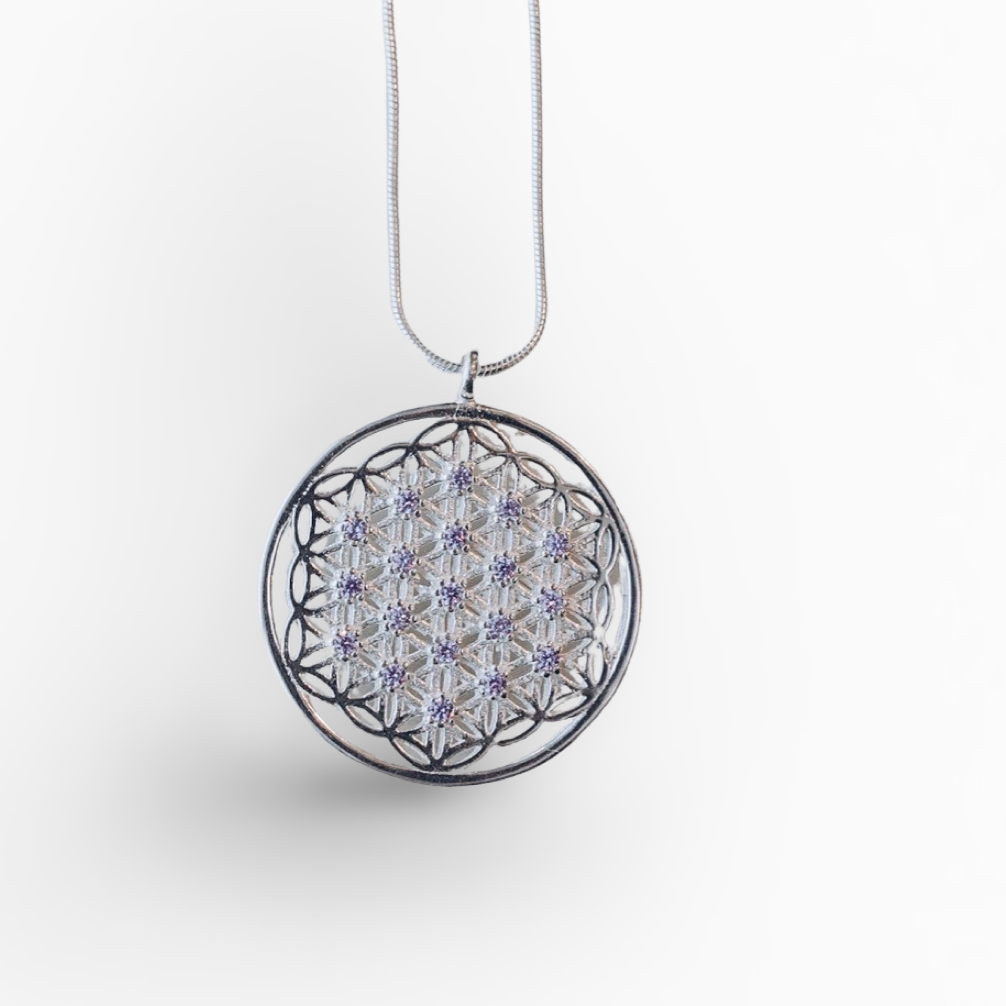 Pendant Flor De La Vida 4,5cm Sterling Silver 925 Flower Of Life Pendant cheapest